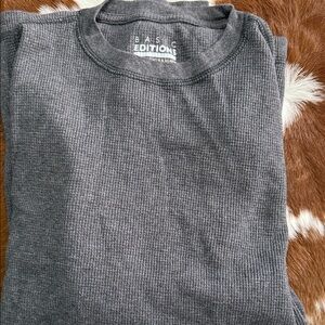 Basic Editions Charcoal Men's Crewneck Sweater